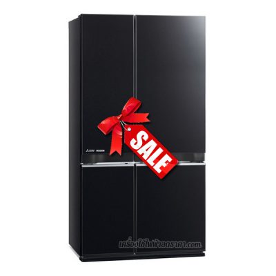 ตู้เย็น Mitsubishi 22.5 คิว ตู้เย็น 4 ประตู (สีดำ) รุ่น MR-L70EN-GBK